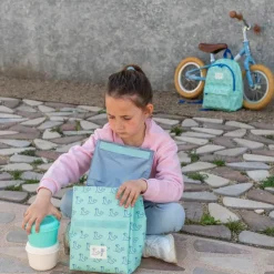 Portamerienda 460 verde focas 20x15x27cm<Milan Best
