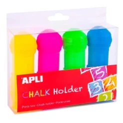 Portatizas jumbo de colores 4 unidades<Apli