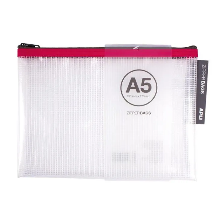 Portatodo A5 Zipper Bag transparente<Apli