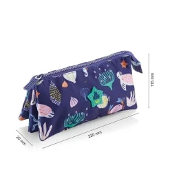 Portatodo triple Sea World reciclado<Miquelrius Outlet