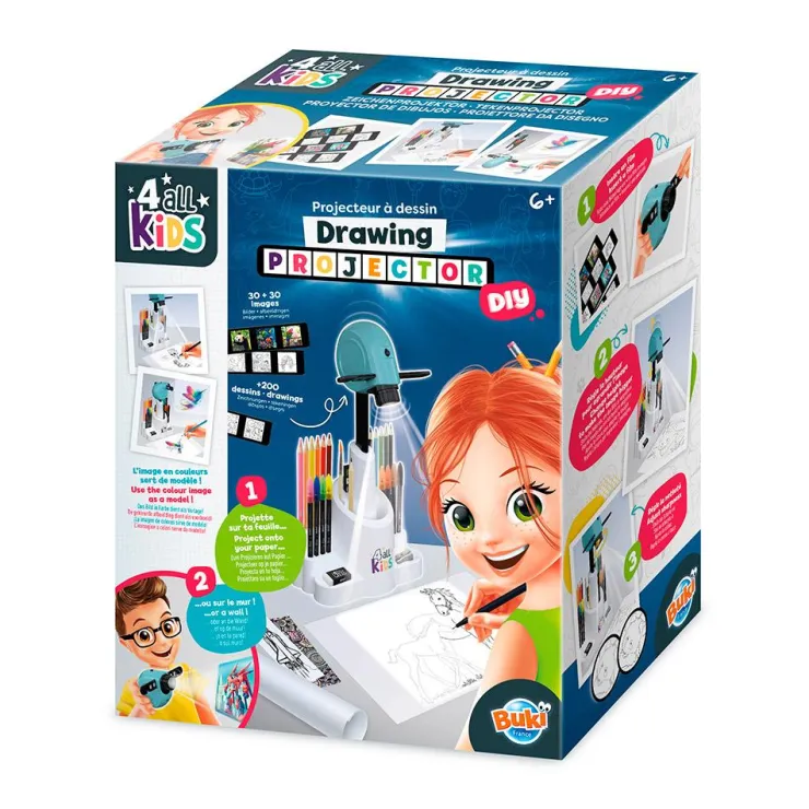 Proyector de dibujos con accesorios 4 All Kids<Buki Online