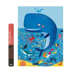 Póster big blue ballena 30x40cm<Londji Outlet