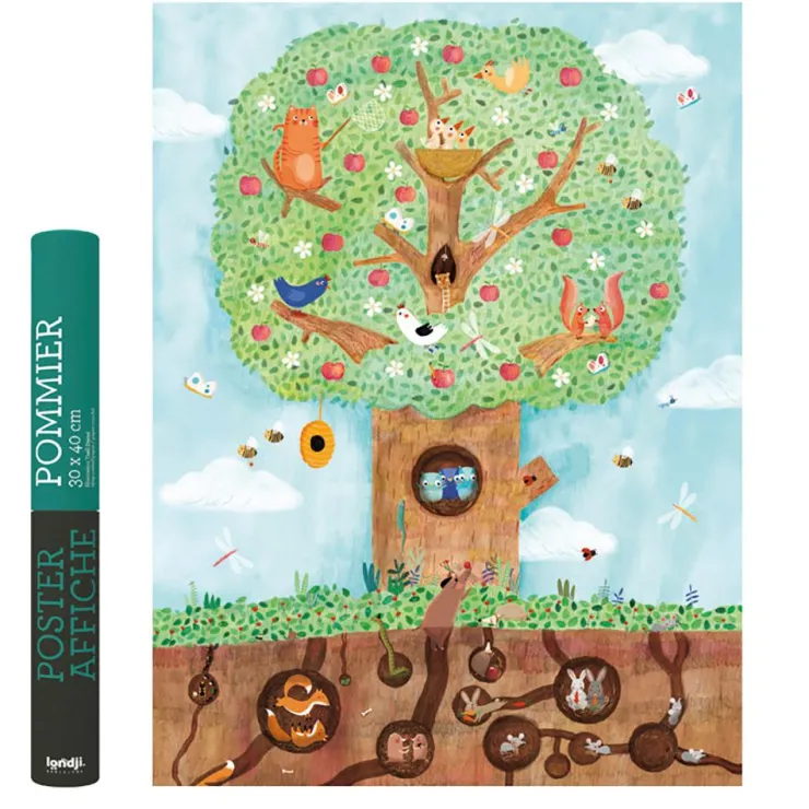 Póster pommier manzano 30x40cm<Londji Sale