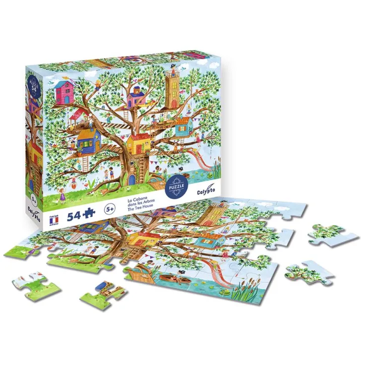 Puzzle casas en el árbol 54 piezas.<Calypto Clearance