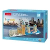 Puzzle 3D city line Londres 107 piezas<World Brands Outlet