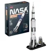 Puzzle 3D cohete Apolo Saturno V 136 piezas Nasa<World Brands Clearance