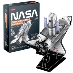 Puzzle 3D transbordador Discovery 126 piezas Nasa<World Brands Best