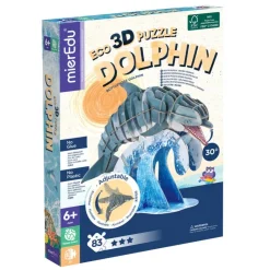 Puzzle eco 3D delfín 83 piezas<Mieredu New