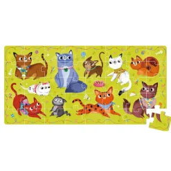 Puzzle I love cats 40 piezas<Banana Panda Discount