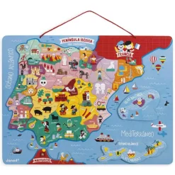 Puzzle magnético Península Ibérica 60 piezas<Janod Discount