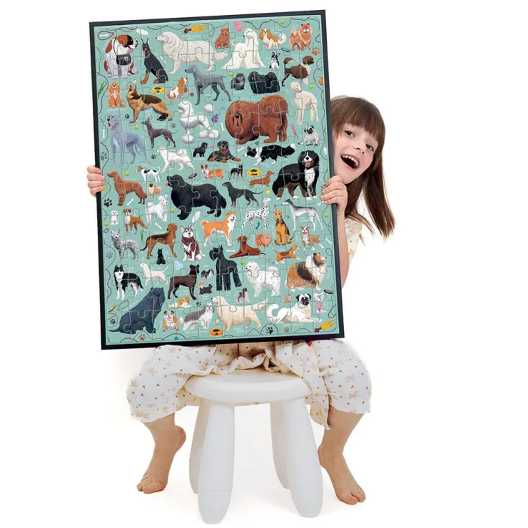 Puzzle perros 100 piezas Puzzlove<Banana Panda Online