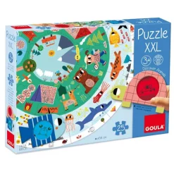 Puzzle XXL descubre animales 25 pzas circular<Goula Clearance