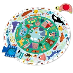 Puzzle XXL descubre animales 25 pzas circular<Goula Clearance