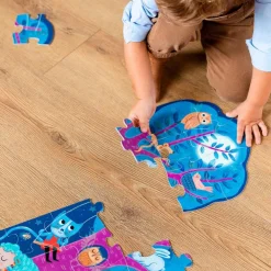Puzzle XXL reversible día y noche brilla oscuridad 27 piezas<Goula