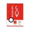 Recambio tamaño cuarto cuadro 3mm. 100 hojas con margen y 4 taladros<Escolofi Discount