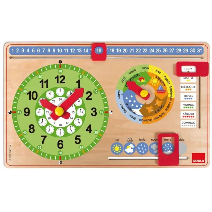 Reloj calendario en castellano<Goula Best