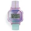 Reloj de pulsera digital prisma púrpura<Djeco Best