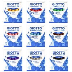 Rotulador 12 unidades unicolor Turbo Color Giotto<Fila Discount