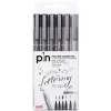 Rotulador calibrado lettering 6 puntas Pin<Uniball Outlet