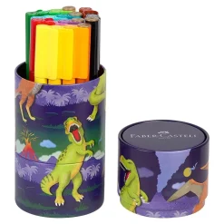Rotulador Connector 20 unidades bote metal dinosaurios<Faber castell Discount