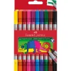Rotulador doble punta 20 colores Faber-Castell<Faber castell Best