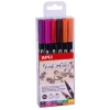 Rotulador doble punta acuarelable 12 colores<Apli Hot