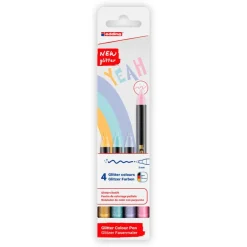 Rotulador 1200 glitter 4 colores pastel<Edding Outlet