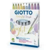 Rotulador Giotto turbo soft brush 10 colores pastel<Fila Clearance