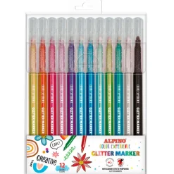 Rotulador glitter 12 colores Color Experience<Alpino Discount