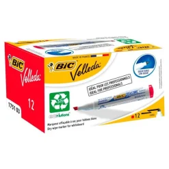 Rotulador para pizarra blanca Velleda Marker rojo 12 unidades<Bic Clearance