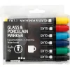 Rotulador para porcelana y vidrio 6 colores<Creativ Company Best