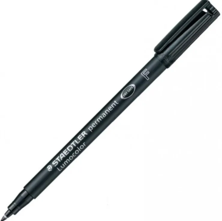 Rotulador permanente Lumocolor punta fina negro<Staedtler Discount