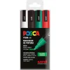 Rotulador Posca PC5M 4 colores Navidad<Uniball Sale