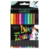 Rotulador punta pincel 10 colores Black Edition<Faber castell Hot