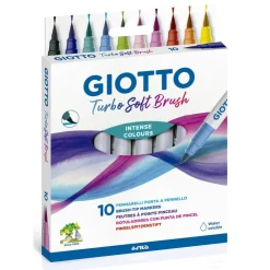 Rotulador punta pincel 10 colores Giotto turbo soft brush<Fila Clearance
