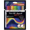 Rotulador punta pincel 18 colores Pen 68 Arty<Stabilo Online