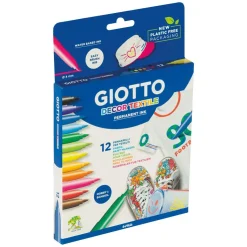 Rotulador textil 12 colores Giotto<Fila Discount