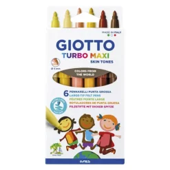 Rotulador tono piel 6 colores Giotto Turbo Maxi<Fila Clearance