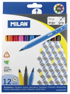 Rotulador triangular 12 colores<Milan Clearance