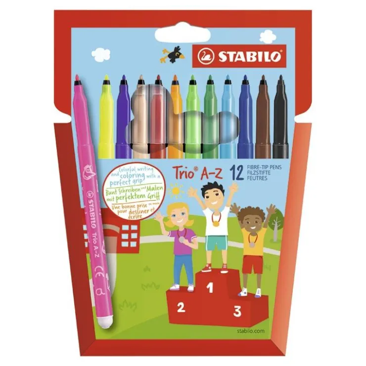 Rotulador triangular 12 colores<Stabilo Clearance