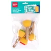 Sellos de esponja con mango 4 unidades<Apli Outlet