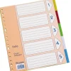 Separadores de colores tamaño folio 5 posiciones multitaladro<Dohe Outlet