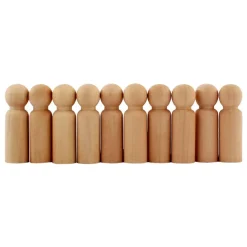 Set 10 figuras de madera 7cm.<Loolipo Best