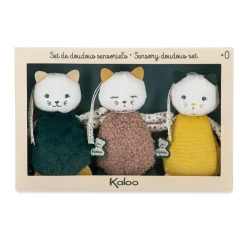 Set 3 gatitos tela texturas<Kaloo Outlet