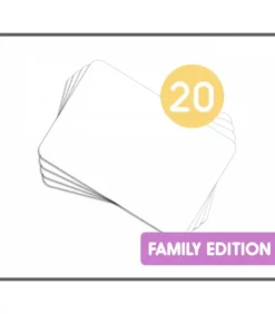 Set 20 Láminas Kamishibai Kids A4 en blanco DIY<