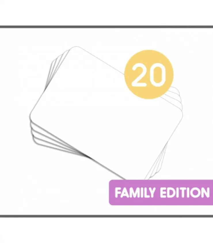 Set 20 Láminas Kamishibai Kids A4 en blanco DIY<