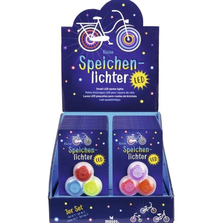 Set 3 luces Led para ruedas de bicicleta<Moses Outlet