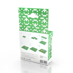 Set 6 placas base basic color verde soporte construcciones<Meli Discount