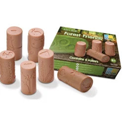 Set 6 rodillos para modelar amigos del bosque<Yellow Door Online