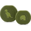 Set 2 tarteras 150ml y 300ml dinosaurio cierre clip<Trixie